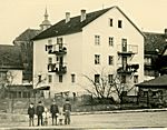 ca. 1940er Jahre. Haus Glück, auch "Friedrichsbau" genannt.