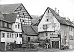 ca. 1960. Vordere Seestrasse / Hinter der Mauer