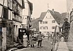 Blick von der Marktstrasse in Richtung Vordere Seestrasse