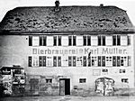 Bierbrauerei von Karl Müller, ca. 1930