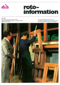1980. Paul Burkhardt auf dem Titelblatt der ROTO Hauszeitschrift
